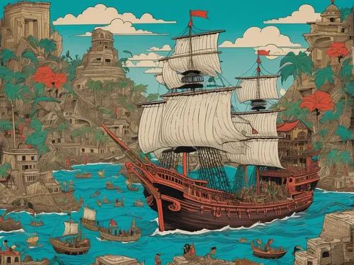 caravel,galleon ship,galleon,christopher columbus,east indiaman,full-rigged ship,sailing ships,constantinople,waterglobe,columbus day,pirate ship,sail ship,hanseatic city,sailing ship,sea sailing ship,christopher columbus's ashes,baltimore clipper,mayflower,tudor,manila galleon,Illustration,Vector,Vector 20