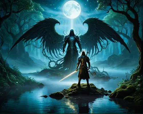 moonsorrow,fantasy picture,dark angel,angel of death,samuil,sorceror,angel and devil,portal,fantasy art,dethklok,nacht,mirror of souls,archangel,nephilim,black angel,angels of the apocalypse,fallen angel,raziel,beautiful wallpaper,the archangel,Conceptual Art,Fantasy,Fantasy 30