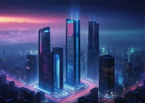 cybercity,cybertown,cyberport,megapolis,futuristic landscape,skyscraping,cyberworld,cityscape,ctbuh,neuromancer,metropolis,skyscrapers,cyberpunk,skyscraper,sky city,fantasy city,guangzhou,coruscant,megacorporation,megacities,Illustration,Vector,Vector 09