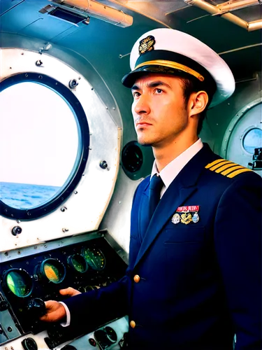 flight engineer,naval officer,navy suit,captain,seafarer,captain p 2-5,pilot,steve rogers,yuri gagarin,pearl harbor,peaked cap,navy,sailor,ship doctor,porthole,fighter pilot,marine,naval architecture,nautical,aircraft cruiser,Illustration,Japanese style,Japanese Style 05