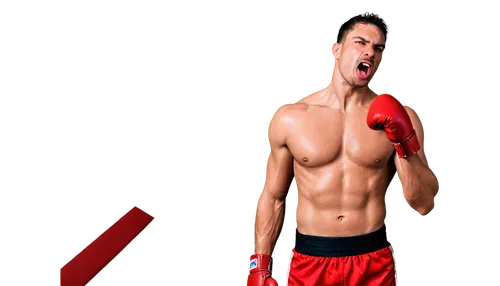 Male boxer, muscular arms, intense facial expression, sweat dripping down face, boxing gloves, red boxing shorts, championship belt, focused eyes, clenched teeth, throwing punches, dynamic pose, arena