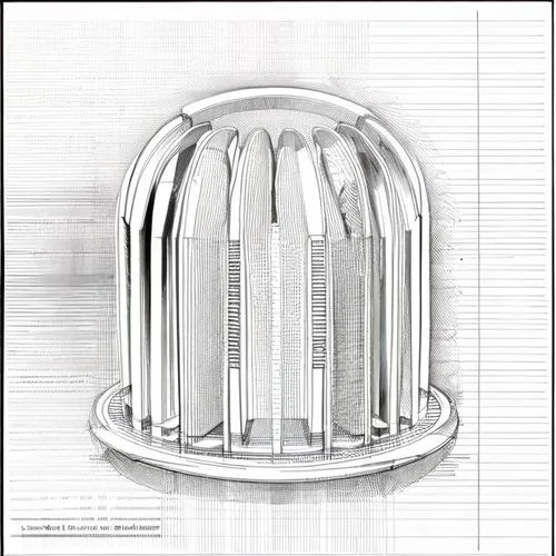 halogen bulb,kandor,insulator,cloche,halogen light,pilgrim shell,cloches,hyperboloid,crinoline,fresnel,captive balloon,compact fluorescent lamp,capsule,radiometer,cylinder,bird cage,zoetrope,rotundus,crystalball,domeless,Design Sketch,Design Sketch,Hand-drawn Line Art