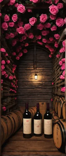 Write a short story about a character discovering a hidden cellar filled with rare rose wines.,wine barrels,wine barrel,wine cellar,rose wine,pink trumpet wine,pink wine,wine growing,winery,wine boxes