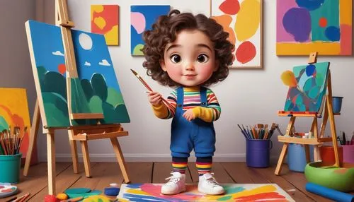 painter doll,cute cartoon character,agnes,painting technique,illustrator,kids illustration,child art,painter,art painting,photo painting,flower painting,cute cartoon image,children drawing,italian painter,artist doll,artist portrait,meticulous painting,artist,clay animation,animator,Art,Artistic Painting,Artistic Painting 40