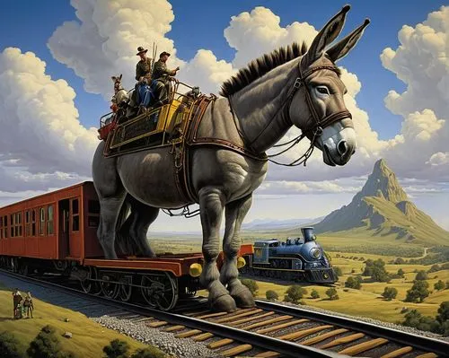 animal train,queensland rail,indian railway,merchant train,high-speed rail,horse-drawn,camel train,carriages,long-distance train,stagecoach,man and horses,carriage,the train,western riding,train route,two-horses,horse drawn,train wagon,high speed train,circus wagons,Illustration,Realistic Fantasy,Realistic Fantasy 22