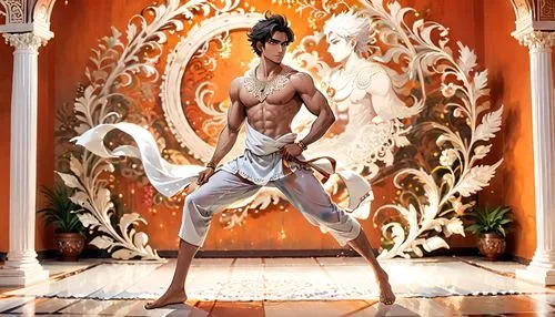 nataraja,ramayana,ramayan,kickboxer,martial arts,white temple,theravada buddhism,siam fighter,lethwei,wushu,ballet master,discobolus,shaolin kung fu,hanuman,male ballet dancer,indian art,surya namaste,japanese martial arts,vishuddha,aladha,Anime,Anime,General