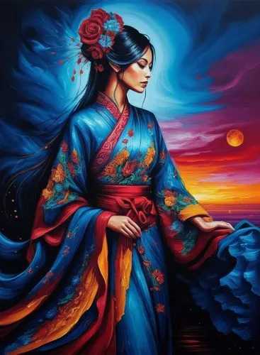 Painting Abstract Body Art Oil Painting
,oriental princess,geisha girl,japanese art,oriental girl,geisha,inner mongolian beauty,flamenca,oriental painting,mongolian girl,asian woman,oriental,maiko,oir