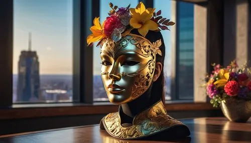 golden crown,gold mask,gold foil crown,gold crown,golden mask,golden buddha,golden wreath,bafta,goldbloom,gold flower,crown of the place,bronze sculpture,golden flowers,gold chalice,crown chocolates,african art,showpieces,katwe,top of the rock,statuettes,Photography,Artistic Photography,Artistic Photography 08