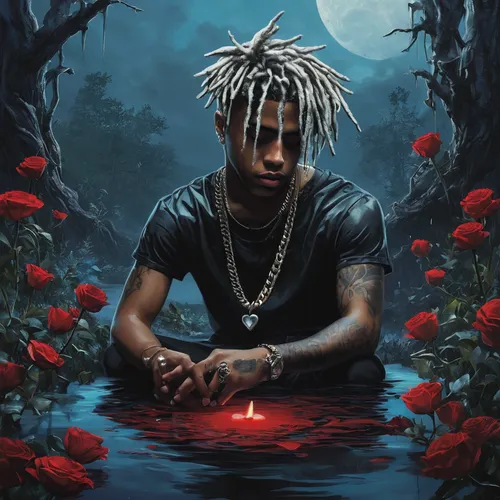 album cover,khalifa,wiz,sacred lotus,spotify icon,soundcloud icon,alpha era,prophet,october 31,hd wallpaper,lotus flower,icon,lupe,lotus hearts,guru,would a background,deity,october 1,water lotus,art,Conceptual Art,Fantasy,Fantasy 14