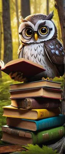 reading owl,boobook owl,owl art,owl background,owl nature,owl drawing,owl-real,owl,owls,siberian owl,large owl,brown owl,publish a book online,little owl,book stack,sparrow owl,owlet,kirtland's owl,sci fiction illustration,books,Conceptual Art,Oil color,Oil Color 07