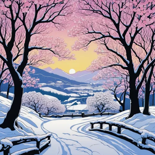 snow landscape,winter landscape,snowy landscape,snow scene,purple landscape,winter background,korean village snow,snow fields,fragrant snow sea,snow trees,christmas landscape,wintry,winter morning,winter dream,cold cherry blossoms,heather winter,new year snow,winter forest,snow bridge,night snow,Illustration,Black and White,Black and White 19