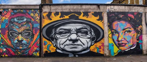 shoreditch,graffiti art,street artists,mural,faces,dali,streetart,croydon facelift,graffiti,urban street art,john-lennon-wall,street artist,multicolor faces,old street,street art,grafitti,fitzroy,urban art,lewisham,murals,Conceptual Art,Daily,Daily 08