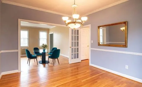 wainscoting,dining room,home interior,bonus room,hallway space,great room