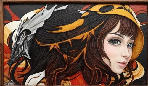 custom portrait,fantasy portrait,lindsey stirling,autumn icon,twitch icon,painted horse,cow icon,witch's hat icon,unicorn art,portrait background,taurus,fantasy art,life stage icon,lokportrait,steam i