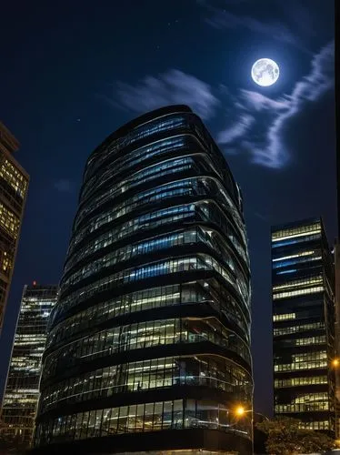 sandton,zorlu,investec,calpers,azrieli,strijdom,yongsan,office buildings,enernoc,vdara,moon at night,costanera center,cira,escala,night photograph,abdali,songdo,endesa,night view,moonlit night,Art,Artistic Painting,Artistic Painting 39