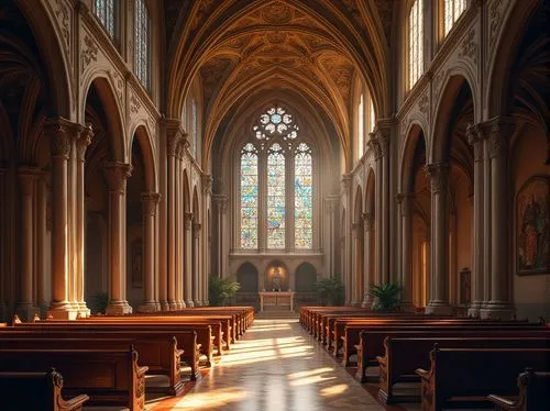 transept,sanctuary,presbytery,cathedral,gesu,duomo,the interior,interior view,choir,nave,the cathedral,ecclesiatical,interior,pcusa,collegiate basilica,cathedral st gallen,ecclesiastical,chapel,empty interior,gothic church,Photography,General,Realistic