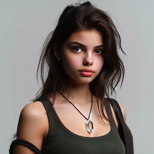 choker,necklace,lara,jewelry,necklaces,beautiful young woman,rosa,fierce,pendant,pretty young woman,girl in t-shirt,rock beauty,sofia,young woman,model beauty,imp,necklace with winged heart,tori,beaut