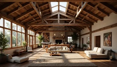 loft,sunroom,wooden beams,home interior,living room,beautiful home,luxury home interior,frame house,conservatory,clerestory,cochere,attic,great room,indoor,livingroom,interior design,family room,timber house,wooden roof,interiors