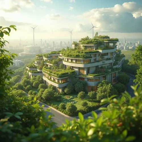 ecotopia,ecovillages,terraformed,greentech,ecovillage,green living,terraforming,roof landscape,ecological sustainable development,futuristic landscape,ecoterra,futuristic architecture,enviroment,cleantech,renewable,ecotech,sustainable development,enviromental,growing green,arcology,Photography,General,Realistic