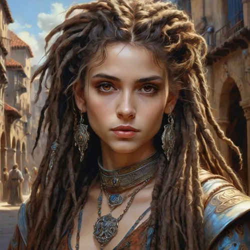 fantasy art,fantasy portrait,dreadlocks,romantic portrait,female warrior,artemisia,fantasy picture,the enchantress,heroic fantasy,mystical portrait of a girl,girl in a historic way,medusa,fantasy woman,warrior woman,celtic queen,sorceress,elven,world digital painting,full hd wallpaper,gypsy hair,Photography,Fashion Photography,Fashion Photography 01