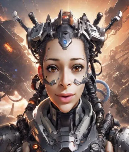 cyborg,liora,afrofuturism,cybernetically,transhuman,cybernetic,cyborgs,cyberdog,shepard,kittani,cyberangels,jablonsky,zavtra,district 9,cybernetics,ai,drone pilot,headset profile,head woman,assimilated,Digital Art,Anime