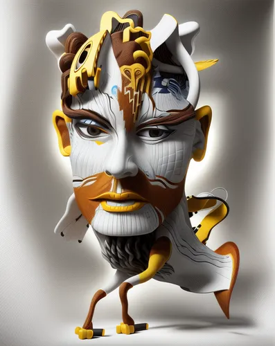 scandia gnome,tribal bull,tiger png,golden mask,gold mask,cow horned head,tribal chief,fuel-bowser,crown render,forest king lion,shaman,tiger head,skylander giants,royal tiger,png sculpture,faun,poseidon god face,liger,kokoshnik,petrol-bowser