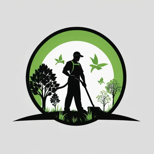 Design a reliable and trustworthy logo for a green and eco-friendly cleaning business.,arborist,forest workers,garden logo,permaculture,environmental protection,ecological sustainable development,gard