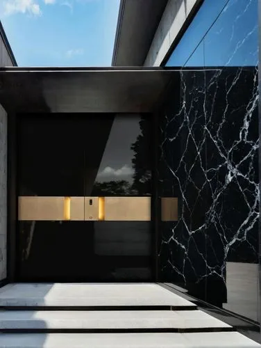 黑色大理石护墙,cubic house,adjaye,modern house,contemporary,glass wall,kundig,terrazzo,modern architecture,metallic door,mirror house,concrete,polished granite,marbleized,glass blocks,marble texture,frame ho