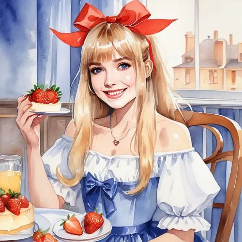 eilonwy,strawberry,eloise,kalinka,foodgoddess,colombina,dirndl,ann,fraulein,shipka,minako,kotova,strawberries,vasilisa,strawberry jam,tea party,vania,oktoberfest background,jessamine,high tea,Photography,General,Realistic