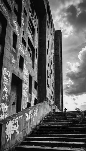 dereliction,industrial ruin,prora,derelict,hashima,disused,dilapidation,westerplatte,urbex,lost place,gunkanjima,buzludzha,norilsk,abandonded,abandons,dilapidated,abandoned factory,lostplace,ruine,luxury decay,Illustration,Black and White,Black and White 33