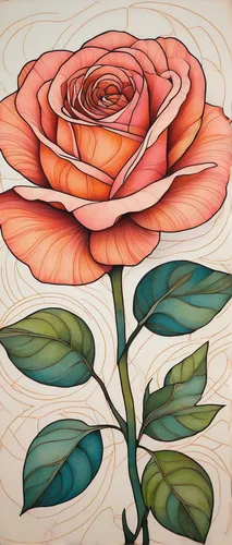 rose flower illustration,rose flower drawing,orange rose,peach rose,landscape rose,flower painting,orange roses,orange floral paper,rose drawing,bicolored rose,bibernell rose,colored pencil background,watercolor roses,corymb rose,rose bloom,rose wrinkled,roses pattern,tufts rose,frame rose,blooming roses,Illustration,Japanese style,Japanese Style 15