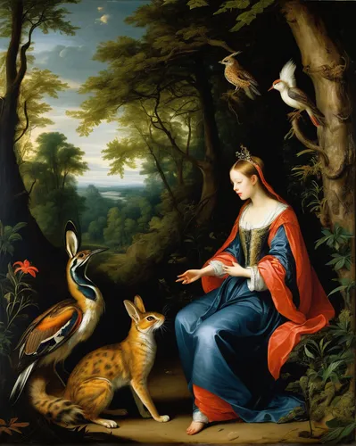 hunting scene,bird painting,ornithology,in the mother's plumage,the annunciation,gonepteryx cleopatra,chamois with young animals,pheasant,st martin's day goose,rosella,fauna,courtship,floral and bird frame,migratory birds,woman holding pie,constellation swan,old world oriole,secret garden of venus,robert duncanson,wild birds,Art,Classical Oil Painting,Classical Oil Painting 37