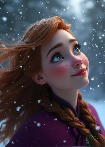 princess anna,the snow queen,snow drawing,elsa,kristoff,frozen,Photography,General,Commercial