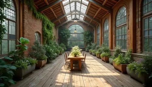 conservatory,greenhouse,herbology,atriums,indoor,sunroom,nurseries,winter garden,greenhouses,wintergarden,hahnenfu greenhouse,orangery,garden of plants,glasshouse,dandelion hall,loft,woodway,kitchen garden,leek greenhouse,hothouse,Photography,General,Realistic