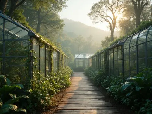 greenhouses,greenhouse,giverny,hahnenfu greenhouse,greenhouse effect,tunnel of plants,kitchen garden,tea garden,plant tunnel,glasshouse,towards the garden,glasshouses,plantations,tea plantations,vegetable garden,to the garden,tea field,greenhouse cover,leek greenhouse,woodway,Photography,General,Realistic