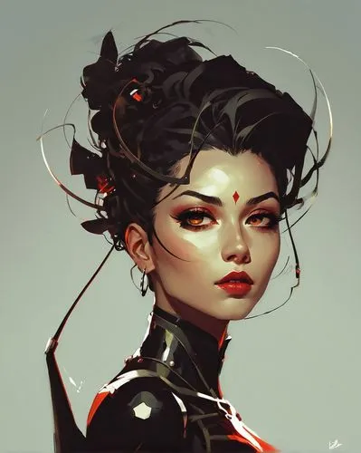 geisha,amidala,geisha girl,mulan,liora,kommuna,kanaya,widowmaker,fantasy portrait,nezha,zhu,vayne,jaya,widow flower,lady bug,lezha,sombra,lieu,mamozai,youliang,Conceptual Art,Fantasy,Fantasy 06