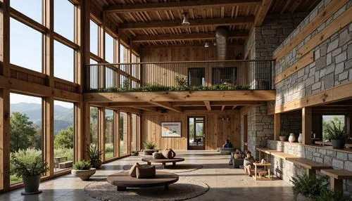 amanresorts,bohlin,timber house,wooden beams,house in the mountains,snohetta,lefay,log home,the cabin in the mountains,kundig,salishan,chalet,dunes house,esalen,zumthor,luxury home interior,house in mountains,clerestory,sunroom,tulou