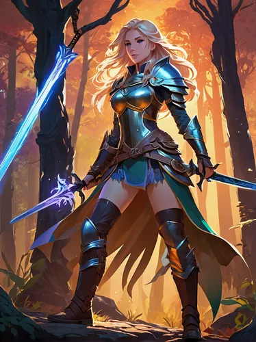 female warrior,dane axe,defense,monsoon banner,swordswoman,aa,blue enchantress,6-cyl in series,show off aurora,elza,4-cyl in series,cleanup,cg artwork,fantasy warrior,eufiliya,merida,aaa,paladin,wall,mara,Illustration,Japanese style,Japanese Style 06