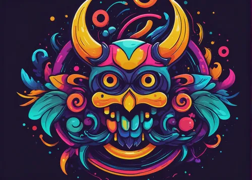 sugar skull,barongsai,vector illustration,neon ghosts,day of the dead icons,hamsa,vector design,tribal bull,vector graphic,dia de los muertos,ganesha,colorful doodle,calavera,garuda,vector art,painted dragon,barong,owl background,skull allover,skulls,Conceptual Art,Graffiti Art,Graffiti Art 10