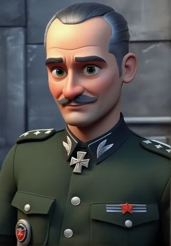 admiral von tromp,jozef pilsudski,the emperor's mustache,adolf,general,rühmann,franz,medic,steinmann,deutscher michel,kaiser wilhelm,german rex,napoleon bonaparte,auschwitz 1,german reichsbahn,vladimir,prussian,francisco,colonel,kaiser wilhelm ii,Unique,3D,3D Character