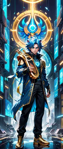 clockmaker,wuchang,zodiac sign libra,dark blue and gold,life stage icon,high priest,magus,xing yi quan,yi sun sin,wing ozone rush 5,art bard,summoner,hiphop,zodiac sign leo,game illustration,gear shaper,violinist violinist,astral traveler,zui quan,magistrate,Anime,Anime,General