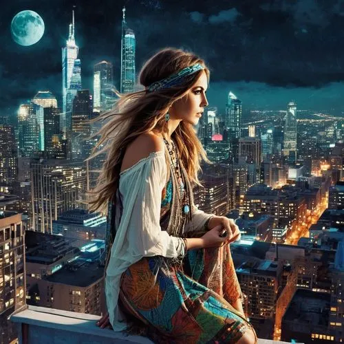 photo manipulation,photoshop manipulation,fantasy picture,moonlit night,photomanipulation,night scene,world digital painting,city lights,rooftops,romantic look,on the roof,cityscapes,city ​​portrait,moonlit,romantic night,city view,image manipulation,moonlight,cosmogirl,city at night,Unique,Paper Cuts,Paper Cuts 06