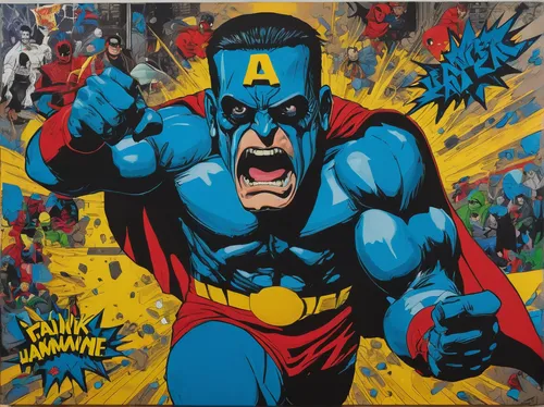 kapow,pow,blue demon,superhero background,comic book,cool pop art,atom,comic hero,comicbook,marvel comics,superhero comic,onomatopoeia,comic books,superman,comic book bubble,angry man,modern pop art,super man,zap,effect pop art,Conceptual Art,Daily,Daily 18