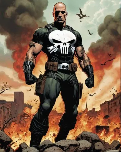 punisher,steranko,zsasz,solidus,bachalo,messalla,Illustration,American Style,American Style 04