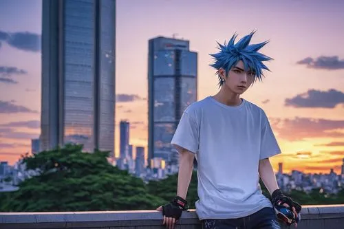 kaito,riku,cosplay image,sonicblue,anime japanese clothing,anime boy,keyblade,ryuk,masato,takuto,kuroko,kakashi,daybreak,noctilucent,ranmaru,minato,yahiko,saiyuki,hitsugaya,above the city,Art,Classical Oil Painting,Classical Oil Painting 36