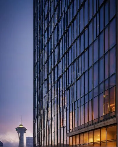 vdara,pc tower,escala,spokane,renaissance tower,edmonton,residential tower,seattleite,space needle,skyscraper,tulsa,international towers,cira,the skyscraper,blue hour,benaroya,steel tower,calgary,skycraper,seatac,Art,Classical Oil Painting,Classical Oil Painting 26