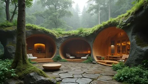 igloos,earthship,luxury bathroom,nook,tree house hotel,house in the forest,treehouses,forest house,hobbiton,teahouse,cabins,hideaways,wooden sauna,cubic house,rain forest,roundhouses,rooves,lodgings,dreamhouse,restrooms,Photography,General,Realistic