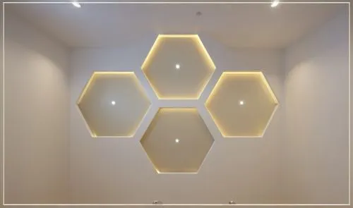 wall lamp,wall light,ceiling light,led lamp,gold wall,building honeycomb,Photography,General,Realistic