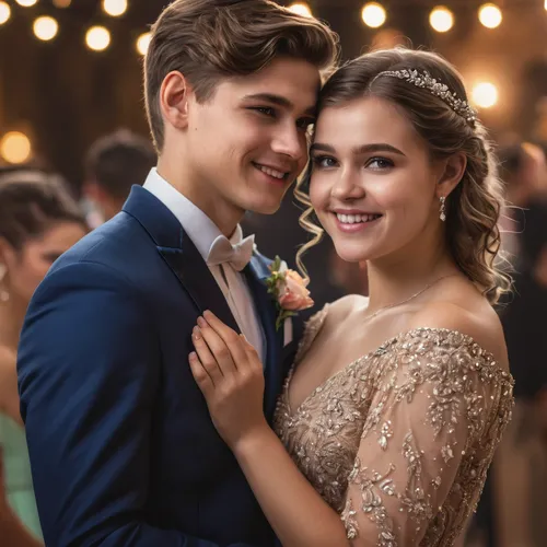 a cute couple at prom,quinceañera,wedding photo,wedding couple,young couple,wedding icons,beautiful couple,golden weddings,silver wedding,quinceanera dresses,vintage boy and girl,bride and groom,danci