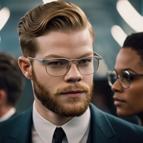 magnussen,silver framed glasses,lace round frames,gingrichian,zegna,rodenstock,Photography,General,Cinematic